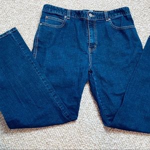 Kate Hill stretch boot cut dark wash 14 p jeans.